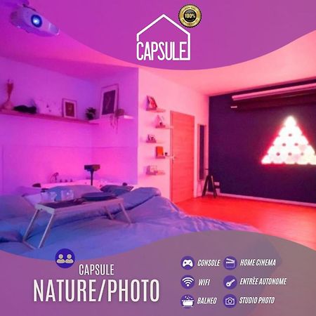 Capsule Nature & Photos - Jacuzzi - Netflix & Home Cinema - Ps5 & Jeu Thun-Saint-Martin Exteriér fotografie